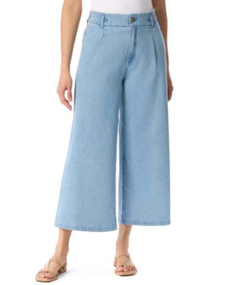 Женские брюки Gloria Vanderbilt Wide-Leg Crop Pants, цвет: Bahamas