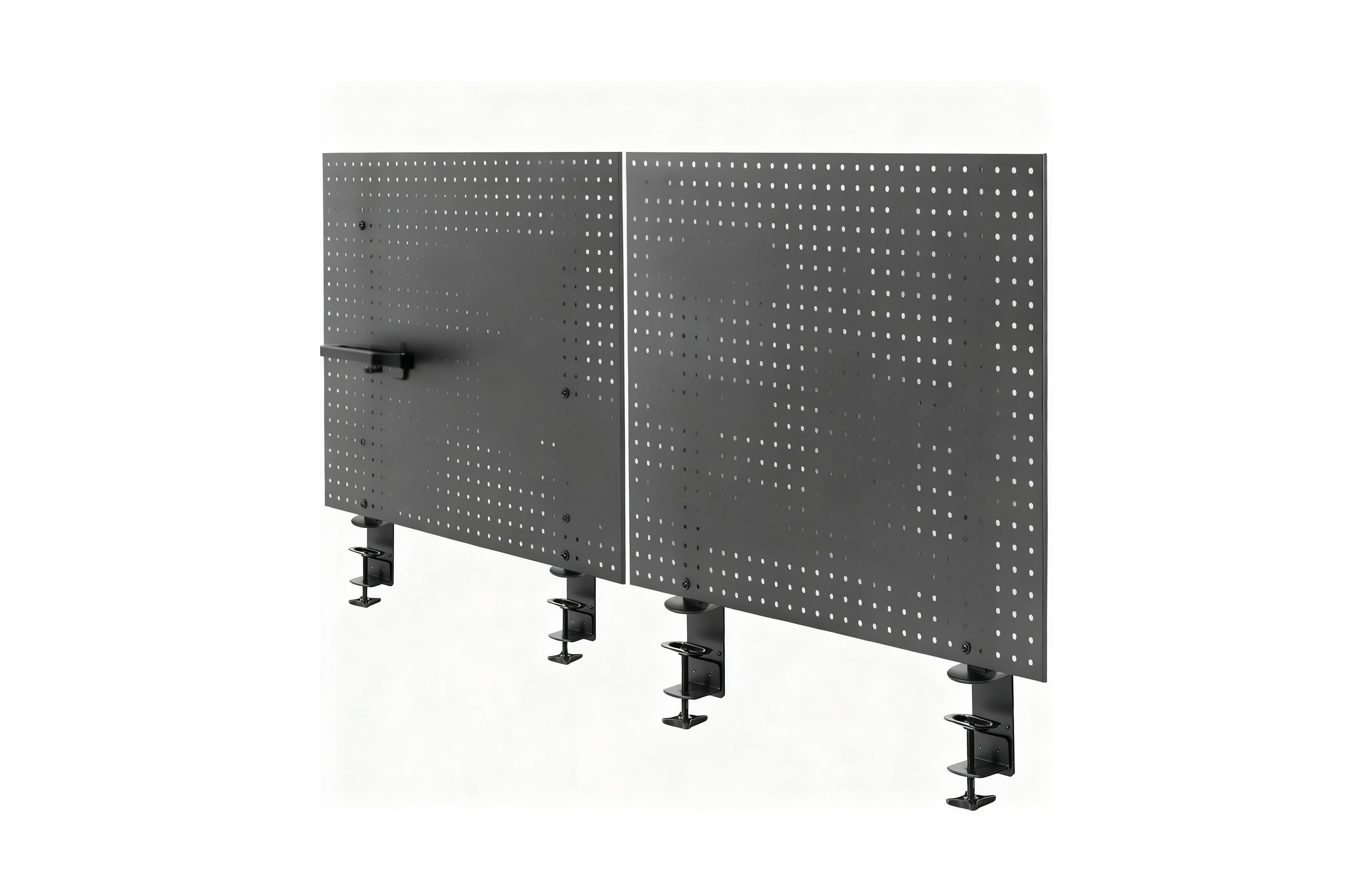 Yigii Magnetic Clamp-On Pegboard Organizer for Desk, Flexible Placement