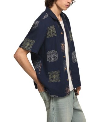 Men's Novelty Camp Collar Shirt