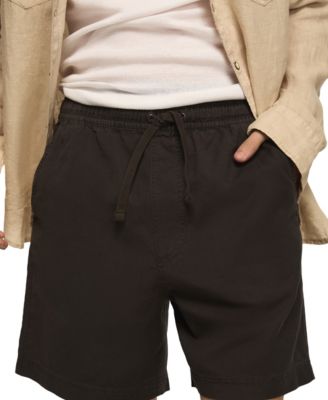 Men's Pull-On Linen Shorts