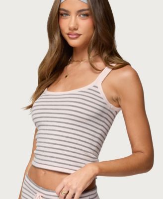 Women's Lillian Striped Knit Tank Top