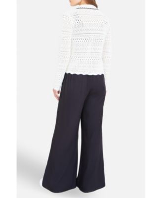 Women's Peter Pan Collar Knitted Cardigan