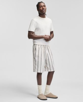 Men's Striped Relaxed 9" Pull-On Shorts