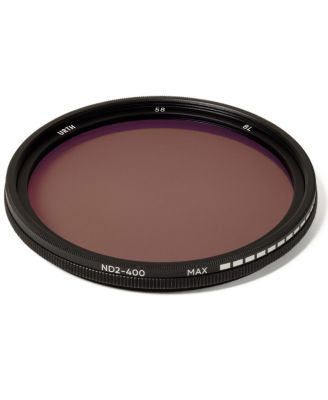 58mm Circular Variable ND2-400 1-8.6 Stop Lens Filter