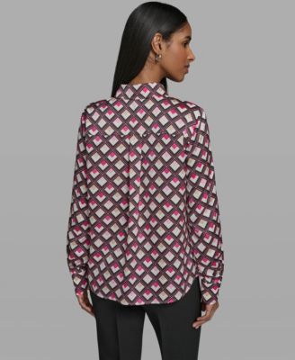 Women's Woven Collared Blouse