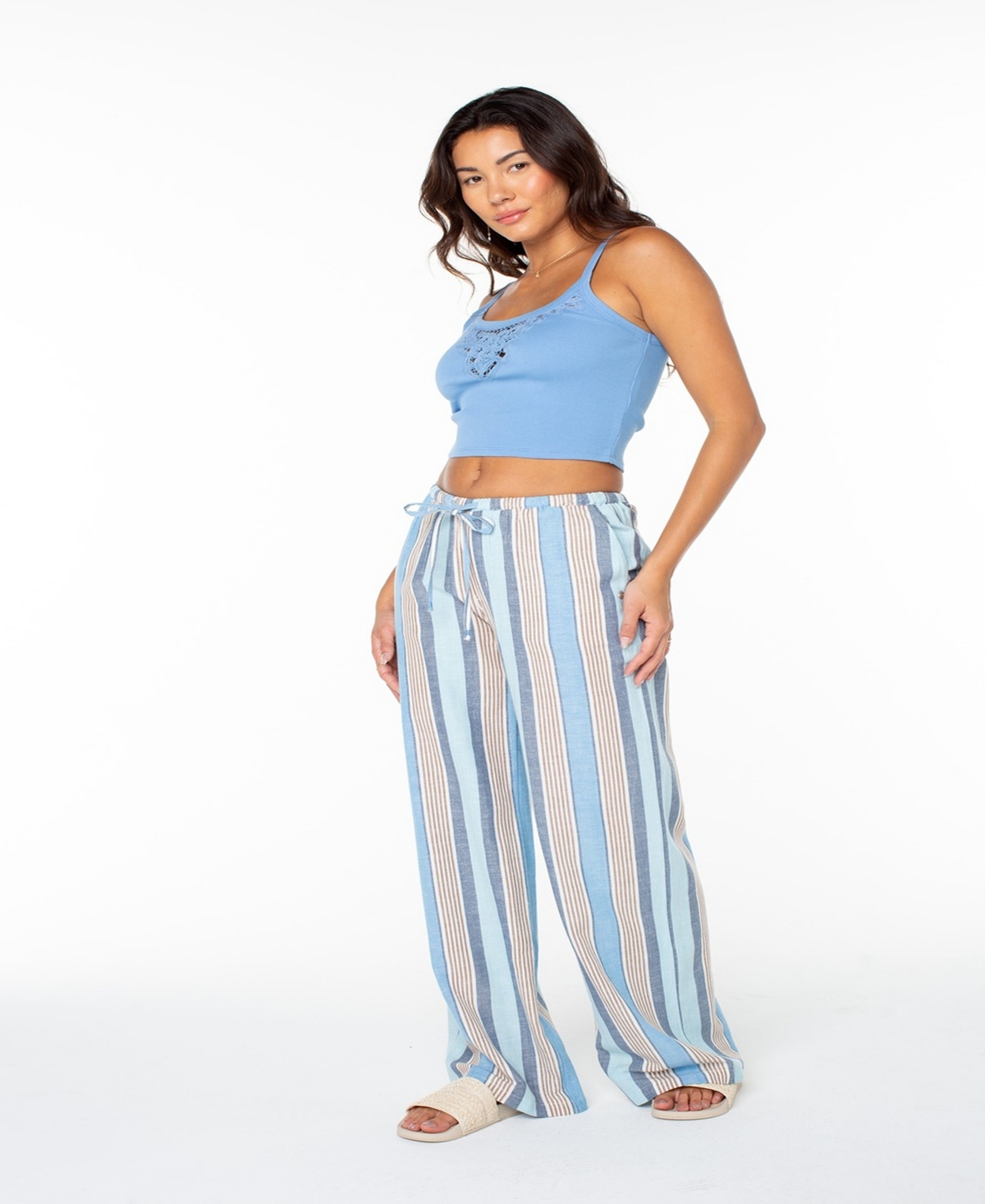 Roxy Juniors' Iyla Low Rise Relaxed Fit Pants