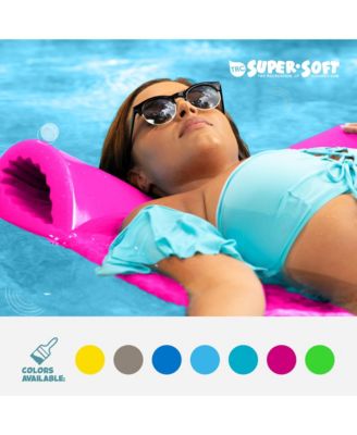 Serenity 1.5" Thick Vinyl Swimming Pool Float Mat, Flamingo Pink