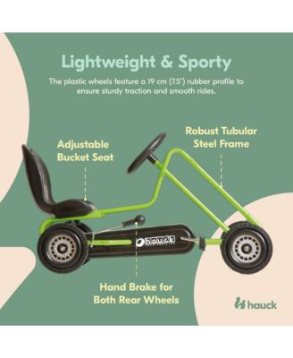 Lightning Ergonomic Pedal Ride On Go Kart Toys for Boys and Girls