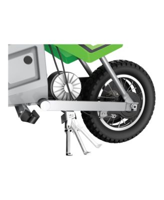 MX400 Dirt Rocket 24V Electric Toy Motocross Dirt Bike, Green (2 Pack)