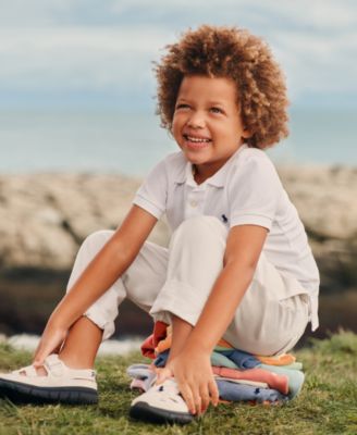 Boys' 2T-7 Cotton Mesh Polo Shirt