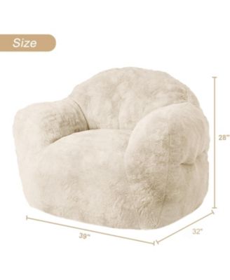 Bean Bag Chair, 39" Bean Bag Chairs for Adults Kids, Soft Beanbag Chair
