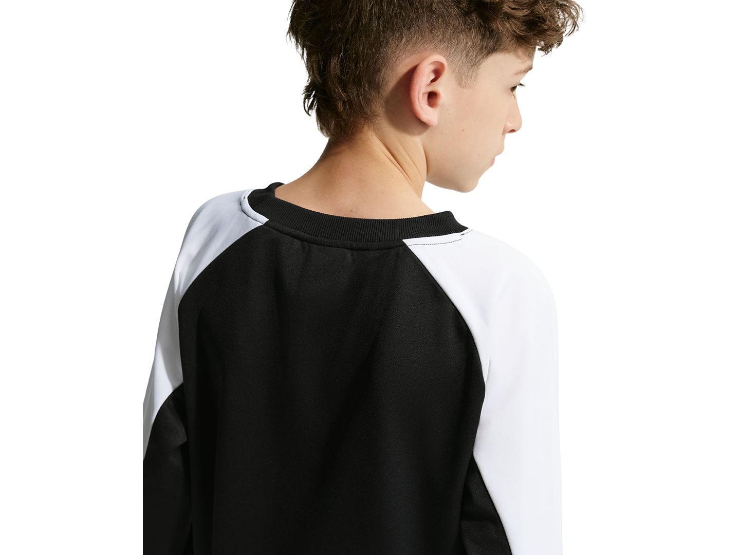 Детский комплект Nike Sportswear: свитшот и шорты, 8-20 лет, 2 предмета, цвет: Чёрный / Белый — фото 7
