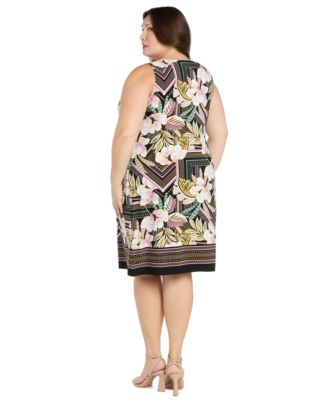 Plus Size Round Neck Jacket Dress