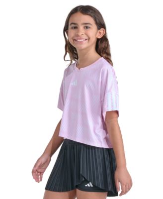 Girls' 8-16 Short-Sleeve Printed World Cup Soccer Top