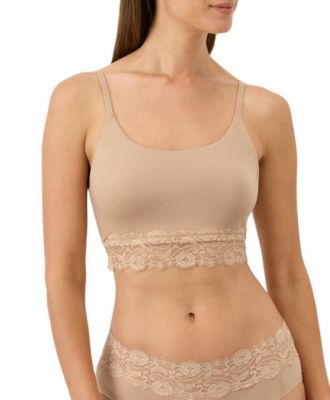 Women's Lace Modern Scoop Bralette Made With Organic Cotton