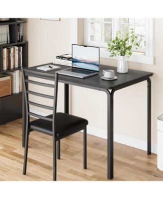 Dining Table for 2 Small Table and Chairs Set of 2 Dinette Set for 2 Square Dinner Table Set 3 Piece Kitchen and Dining Room Sets.