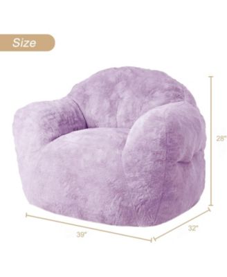 39-Inch Foam-Filled Bean Bag Chair