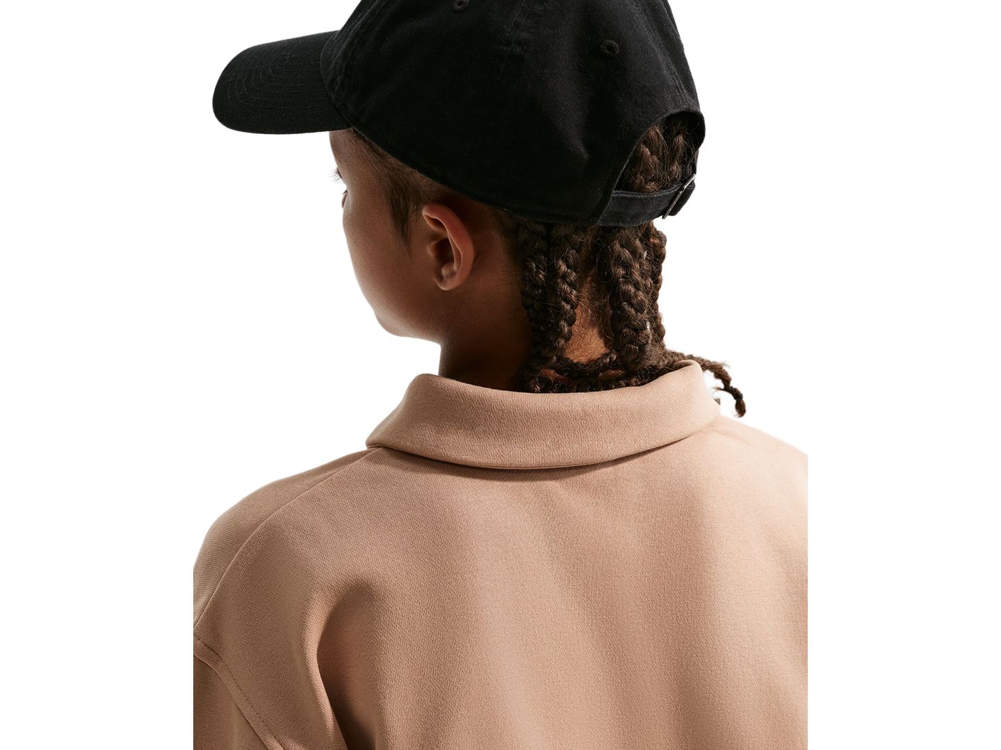 Свитшот Nike Sportswear Club Rugby Striped Sweatshirt для мальчиков, цвет: Натуральный бежевый / Молочный — фото 3