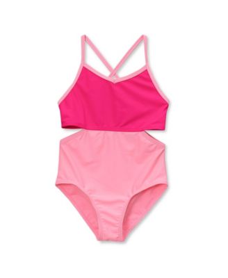 Girls X-Back One Piece Swimsuit