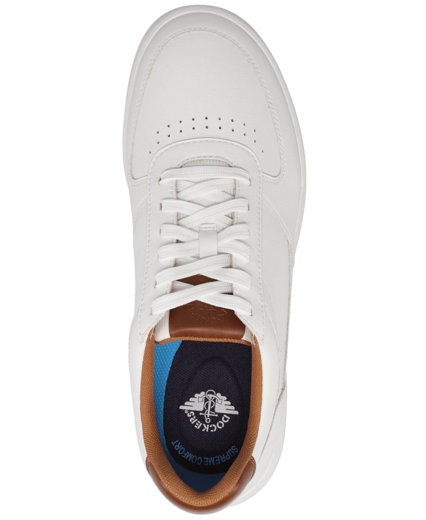 Мужские кроссовки Dockers Brad Lace-Up, цвет: Белый — фото 4