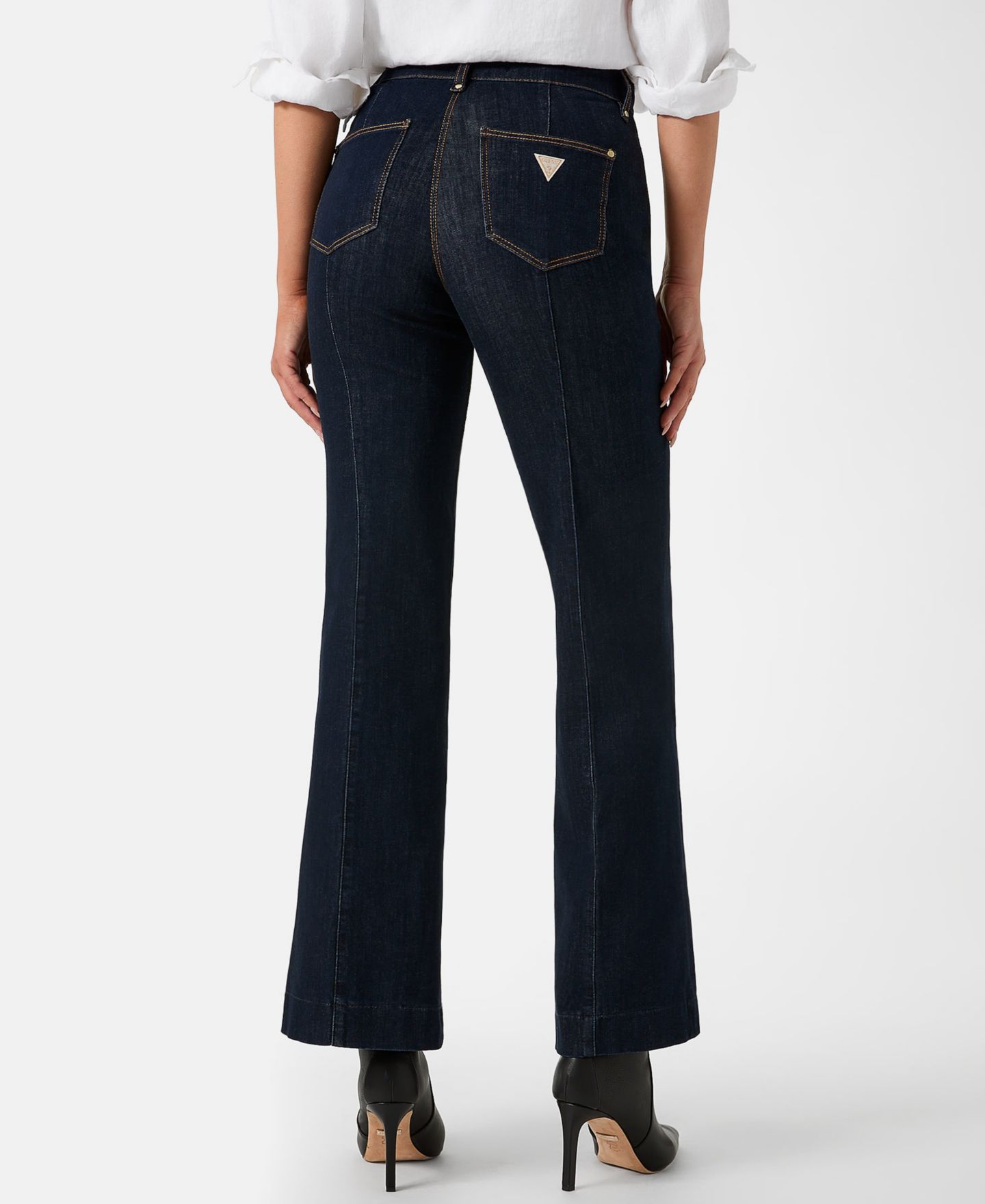 Женские джинсы GUESS New Faye High-Rise Bootcut, цвет: Be Fine — фото 5