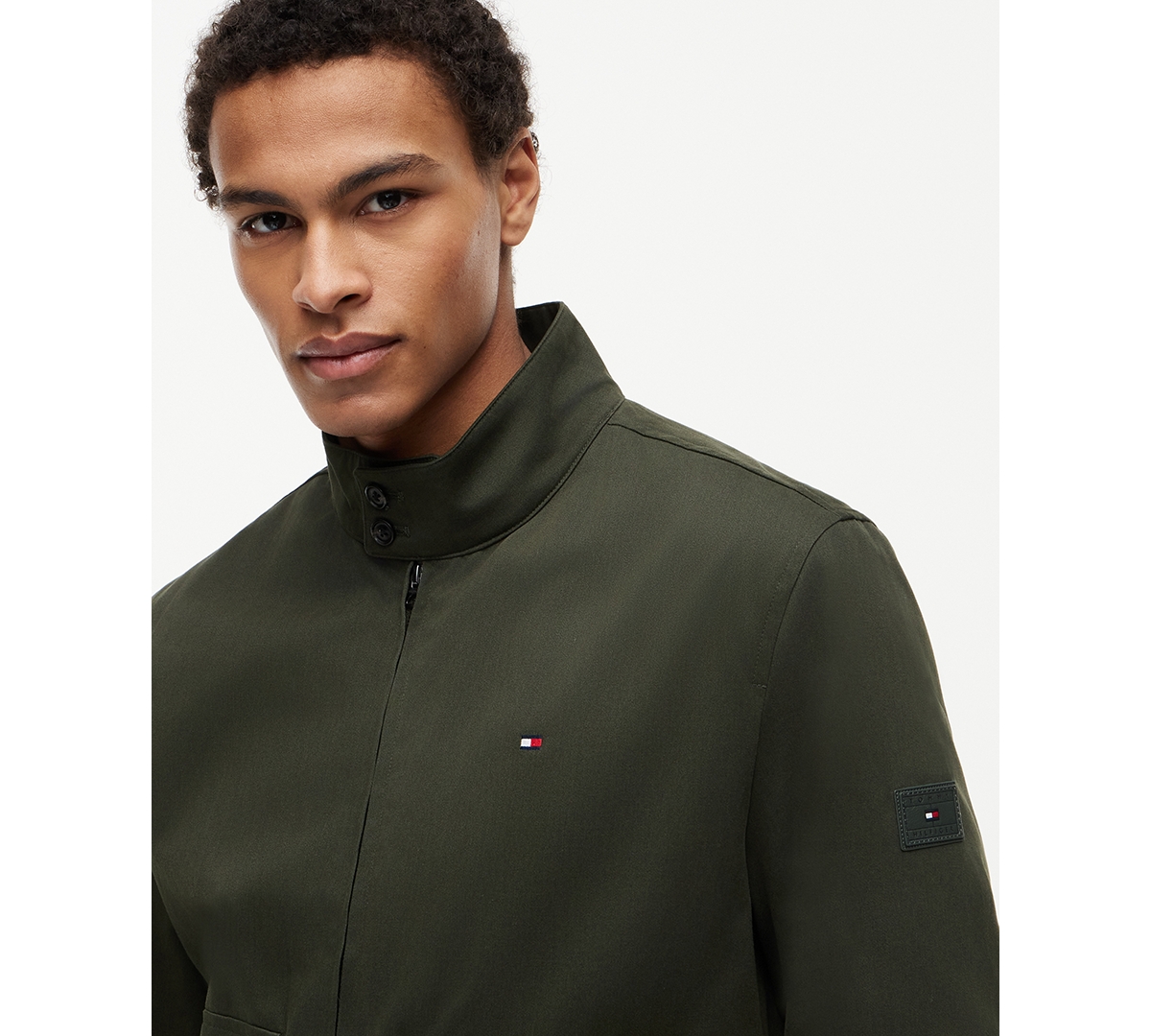 Tommy Hilfiger Men's Regular-Fit Harrington Collar Jacket
