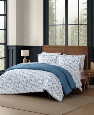 Fish Town Toile Reversible 2-Pc. Comforter Set, Twin