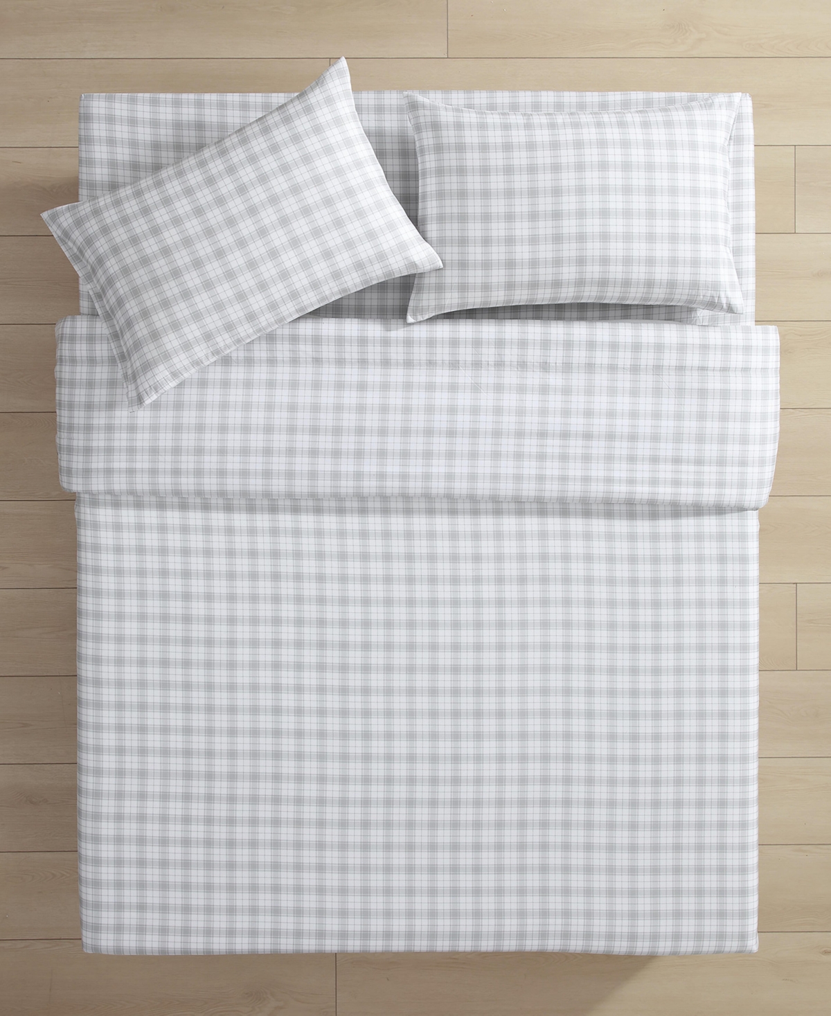 Eddie Bauer Penstemon Plaid Temperature Regulating Microfiber -Pc. Sheet Set