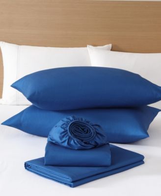 Highland Chill Solid Temperature Regulating Microfiber 4-Pc. Sheet Set, Queen