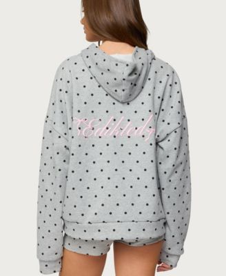 Women's Chelsie Polka Dot Hoodie