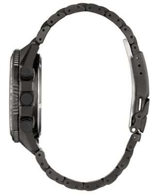 Men's Promaster Skyhawk U830 Analog-Digital Gray Stainless Steel Bracelet Watch 43mm