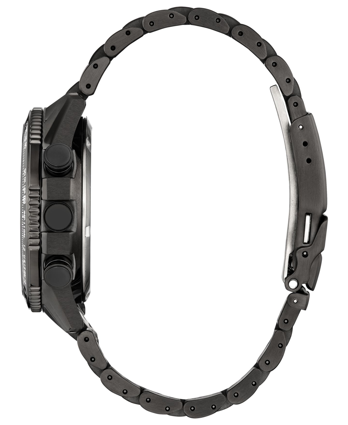 Мужские часы Citizen Promaster Skyhawk U830 Analog-Digital Gray Stainless Steel Bracelet Watch 43mm — фото 6