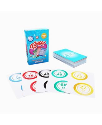 Jumbo Bingo Calling Cards, Plastic Coated Bingo Playing Deck of Cards