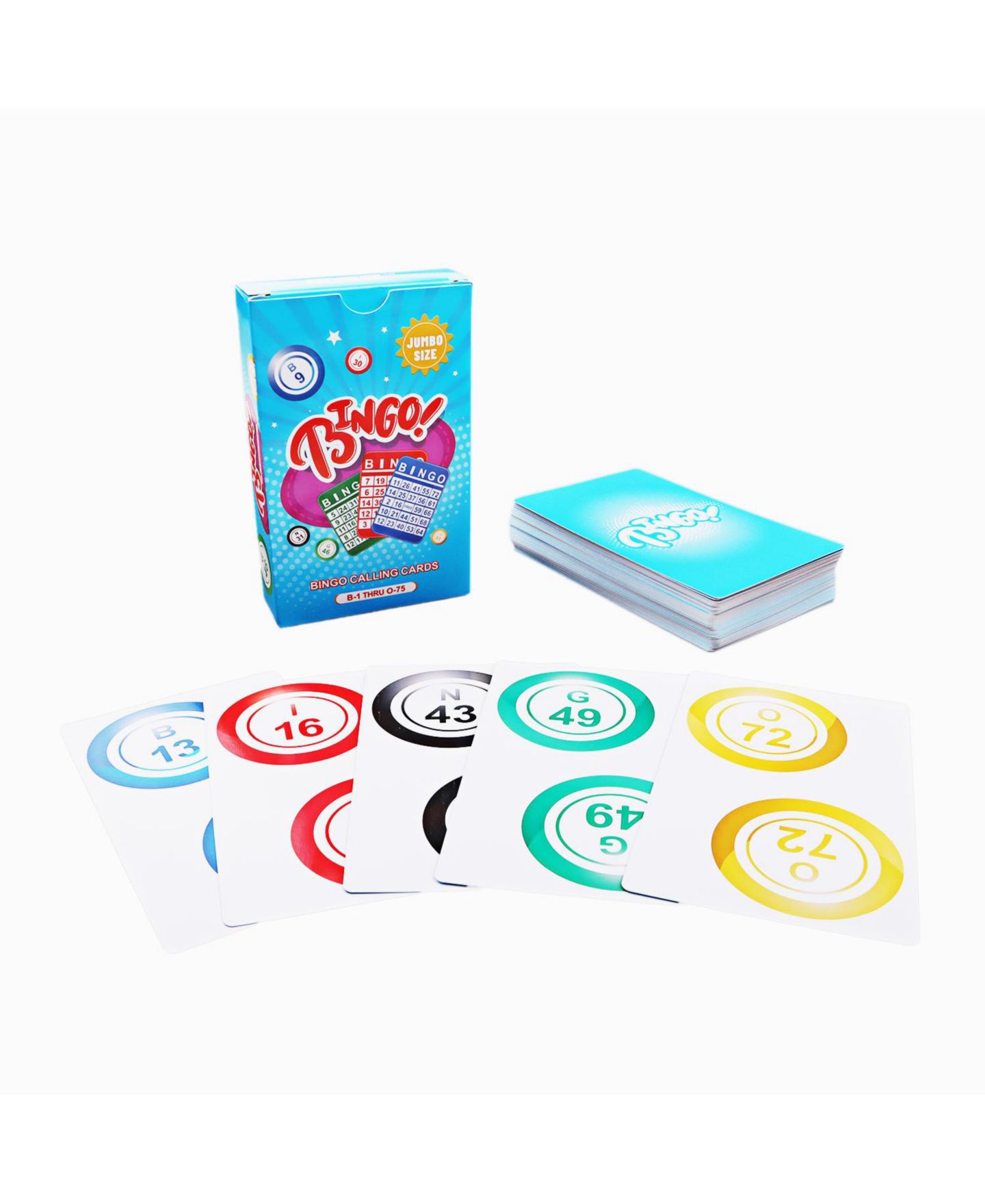 Детская карточная игра GSE Games & Sports Expert Jumbo Bingo Calling Cards Card Game, от 3 лет — фото 1