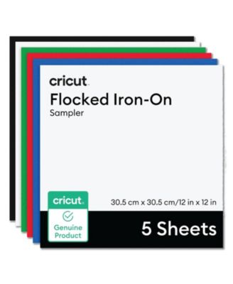 Flocked Iron-On, Classics Sampler - 12 in x 12 in (5 ct)