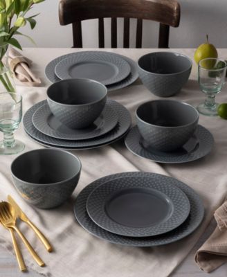 Kikko 12-Pc. Dinnerware Set, Service for 4