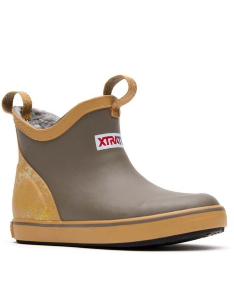 Детские ботинки XTRATUF Trolling Pack Fleece Lined Ankle Deck Boot, цвет: Шоколадный
