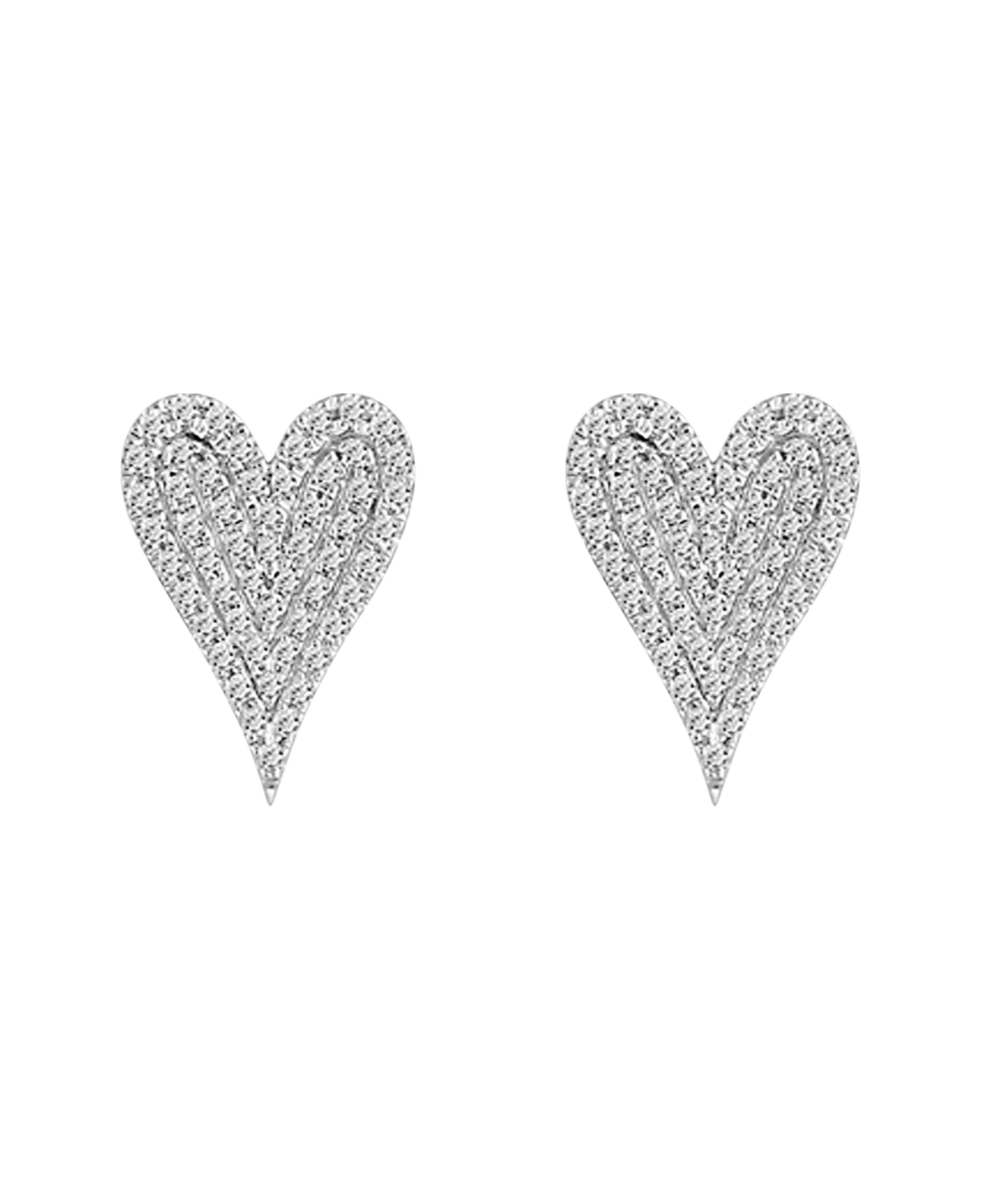 Macys Diamond Earrings 14 ct tw in 10k White Gold  White Gold