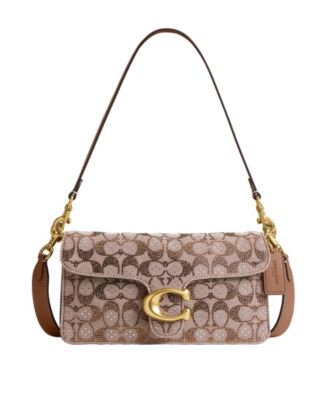 美品✨COACH Tabby Shoulder bag 26 signature COACH Tabby Medium Crystal Signature Jacquard Shoulder Bag 26 - Macy's
