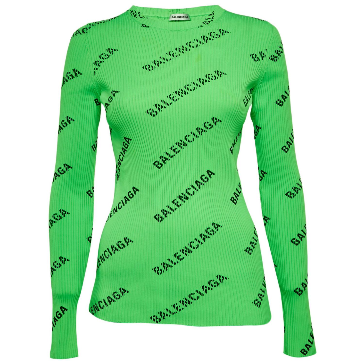 Women's Techno Logo Print Rib Knit