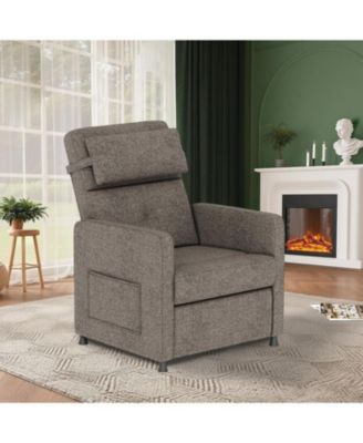 Power Recliner Chair for Adults, Adjustable Electric Recliner Ergonomic Overstuffed Single Sofa