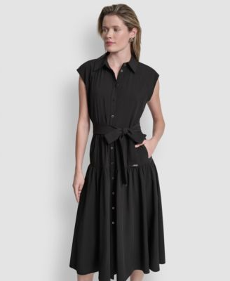 Black Shirtdress