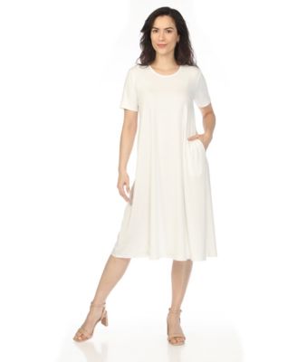 Women's Crew Neck T-Shirt Dress