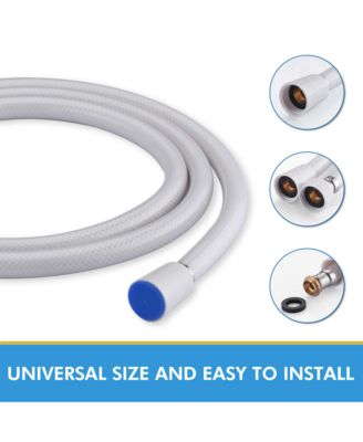 59" Extra Long PVC Shower Hose - Anti-Kink Handheld Shower Head Hose with Brass Spin Inner Core