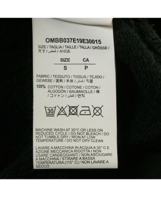 Men's Waterfall Print Cotton Hooded Sweatshirt