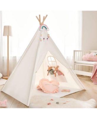 Teepee Tent for Kids with Mat – Indoor Play Tent with Mat