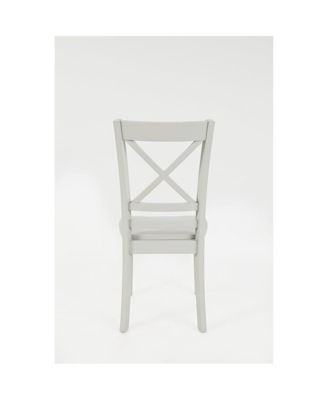 Simplicity Solid Wood Classic Cross-Back Dining Chair (Set of 2