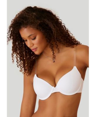 Women's Underwire Clear Strap T-Shirt Bra