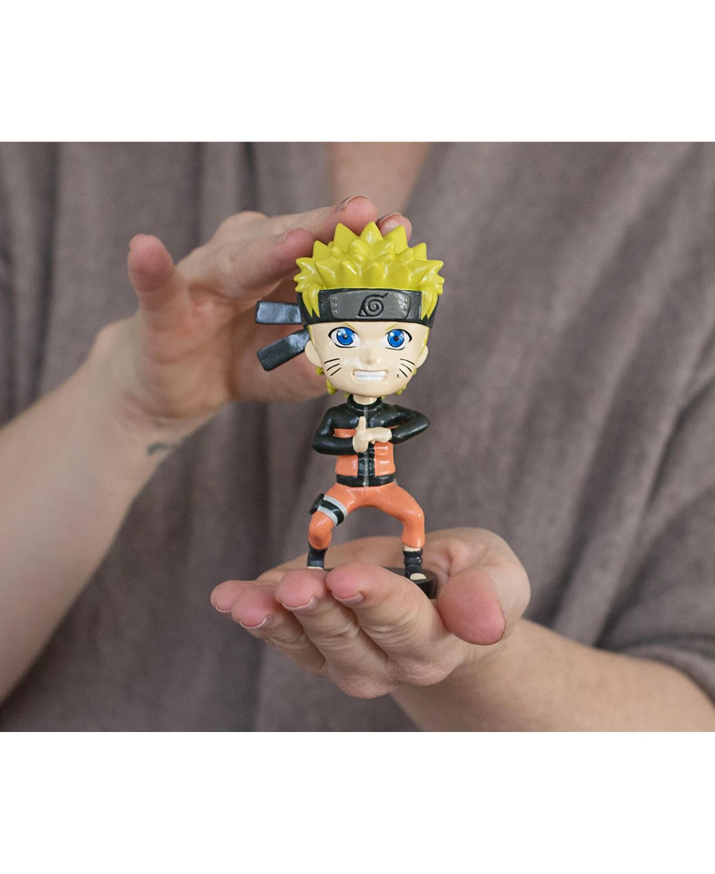 Детские фигурки Just Funky Naruto Shippuden Collectible PVC Statue Bobblehead 4.75 Inches Tall, цвет: Оранжевый — фото 6