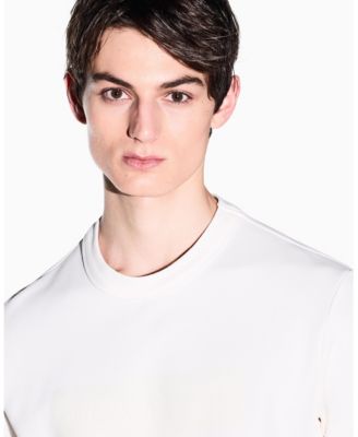 Men's White Edition Short Sleeve Layered Sweater